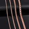 Anhänger Halsketten 1 Stück 2 mm/3mm/4mm/5mm dicker rosarioberndem Kettenring Juwely Klassische Kurve Halskette Edelstahlketteq