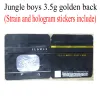 Emballage Sacs à preuves d'enfants 3,5 g 7,0 g oz 1 livre Jungle blanche Jungle Jungleboys résistant à la pochette debout pour les fleurs de herbe sèche ll