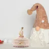Figurines décoratines Boîte de rangement fille Musique bébé décor vintage Mirror Trim Resin Saint Valentin Cadeau
