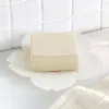 Cherry Flower Soap Dish Plastic Non-Slip Two Layers Self Draining Soap Stand Pink/White Soap Holder Badrumstillbehör