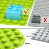Duploes Big Size Building Blocks 6x12 Dots Baseplates Assembly Large Particles Bricks 6*12 Plate Classic Toy Duop Brick