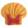 Cassin de cheveux secs Super absorbant rapide Capeur à étanche à nœud papillon Nouveau casquette de serviette sèche mignonne accessoires de salle de bain