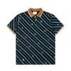 Men's Stylist Polo Shirt Luxury Italian Men's Short Sleeve Fashion Casual Men's Summer T Shirt Multi Colours Asian Sizes