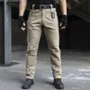 Pantalon de cargaison tactique élastique élastique