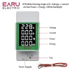 DIN Rail Power Energy Meter Electronic KWh Wattmeter Multifunctionele digitale Volt Amp Ammeter Voltmeter AC Monitor 50-300V 100A