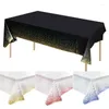 Table de table imperméable nappe rectangle couverture de fête rose dot pour le mariage de la cuisine de décoration d'anniversaire de mariage