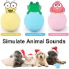Smart Cat Toy Ball Realist Squeak Bird Frog Cricket Interactive chaton Refillable Catnip Pet Toys New Gravity Ball pour animal de compagnie