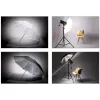 إكسسوارات 4 وحدات 80 سم 33 "Photography Photo Pro Studio Soft Sprapprament White Diffuser Smbrella for Studio Lamp Flash Lighting