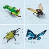 toylinx fakeバグビルディング動物昆虫クローラービルディングブロックキットcicada caterpillar butterfly herculesビートルおもちゃのおもちゃ