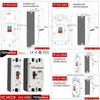 Autres commandes de pièces de télévision DC12V 24V 48V 60V 110V Disjoncteur de circuit 100A 200A 300A 400A 600A Protecteur de batterie BTYPE MCCB PV POWER SH DHFTI