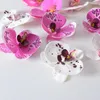 Dekorativa blommor Phalaenopsis Artificial Flower Head For Wedding Decoration Living Room Desk Fake Party Decorations Wall Decor