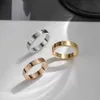 Van Bracelet Cartr Titanium Steel High Quality Internet Celebrity Couple Couple Ring Version haut de gamme Mâle et Femelle Ring Antigique et non FADING