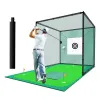 Golf Swing Practice Objetivo Conjunto de Golf Golf Golf Práctica de práctica de la jaula Rango de conducción portátil Objetivo de entrenamiento de golf 2x2x2m
