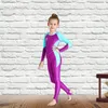 Women's Swimwear HISEA 1 Piece Children's Long-sleeved Lycra Swimsuit 0.5mm Surfing Suit Sun Protection For Men And Women