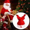 1pcs Electric Can Sing Can Dance Santa Claus Red Hat Caps Actor and Children Xmas Decor 새해 선물 홈 파티 용품