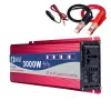 3000W 2200W 1600W Pure Sine Wave Inverter DC 12V 24V till AC 110V 220V spänningstransformator Kraftkonverterare Solarbil Inveror