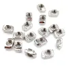 100-10pcs CNC 3D-skrivardelar M3/4/5/6 T HAMMER HEAD Fäst NUT NICKEL PLATED CONNECTOR FÖR 2020 3030 4040 ALUMINIUMPROLE