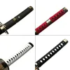3-PCS COSPLAY ANIE Swords in legno 60 cm/23,6 pollici Zoro Katana Cosplay Spada di legno ENMA Purple Original Modello
