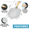 Portable Pie Pizza Shovel Baking Accessories with Foldable Handle Bread Rocker Cutter Chopper Cake Paddle Spatula Pastry Tools