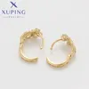 Boucles d'oreilles cerceaux xuping joelry articles de mode Cercle de mode Shape Light Gold Couleur suspendue pour femmes Girl Cadeaux de Noël x000822014