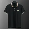 Klassieke herenpolo shirt zomer casual polo mode geborduurd gedrukt poloshirt hoge kwaliteit korte mouwen t-shirt 90154