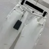 Marka dżinsów Kobiety Jean Designer High Wase and Slim Harem Pants Fashion Logo Denims Pants Woman Denims Spodni kwiecień