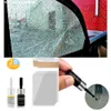 Auto Windschutzscheibe Reparaturwerkzeug DIY Auto Fenster Reparaturwerkzeuge Fenster Glas Härtung Aufkleber Autoglas Kratzer Riss restaurieren Fensterreparaturen