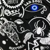 CAT SKULL Patch Embroidered Applique Patches Fabric Garment Apparel Clothing Accessories Embroidery Badges Horse
