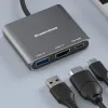 Станции Typec Dock Station hdmicaMabible2.0 4K 60 Гц Расширение PD USB3.0 3 в 1 концентраторе для монитора телевизора