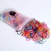 1000/2000 van 2000 pcs/set kleurrijke babymeisjes elastische haarbands kleine scrunchie rubberen band hoofddeksel paardenstaart haarbanden haaraccessoires