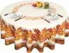 Nappeur d'automne de table en tissu feuille d'automne rond 60 pouces érable réutilisable réutilisable pour les fêtes à domicile Pique-nique