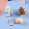 Maquillage Sponge Holder creux Électroples autoplastiques Utilisation quotidienne Dresseur Makeup Sponge Drying Rack Vanity Supplies