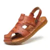 BOOTS PEACH SAPAÇÃO SUMPLEM NOVOS MENINOS SANDALS DE CALARO GENIANTE TRENHA DE LAZER CAMADA TOP CAMADA BAOTOU SANDALS SANDALS MENINOS MENINOS