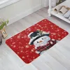 Tappeti natalizi rosa rosa fiocchi di neve portiere decorazione casa moquette navidad ornament regali regali di tappeto per decorazioni per feste di Natale tappetino