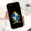 Uruguay flaggtelefonfodral för OPPO A55 A16 A54 A57 K9 K9S A74 A93 A94 A92 FindX3NEO X3PRO X5PRO 7 Reno6 Proplus Black Coque