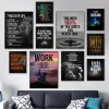 Übungsleben Motivationszitate Wörter Poster und Drucke Wandkunst Bilder Leinwand Malerei Fitnessstudio Home Room Dekoration