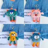 Cross border source original plush toy keychain children's pendant ugly and cute little monster doll backpack accessories