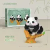 Panda Bouwstenen DIY Micro Blocks Animal Toys Diamond Bricks Toys for Kid