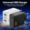 3 Port PD Plug 30W USB-A Type C Fast Wall Charger Adapter Quick Charge Phones Adapter Mobile Phone Accessories