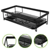 Kitchen Storage Water Trough Sponge Drainer Sink Holder Dishcloth Draining Shelf Rag Supply Organizers Rack