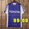 Fiiorentina Soccer Retro Jerseys Batistuta Rui Costa Camisa de futebol Camisas de Futebol Vintage Classic 84 85 89 90 91 92 93 94 95