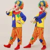 Halloween Patch Clown Costume Masquerade Funny Children's Abita di Carnival Clown Performance Clothes Cosplay