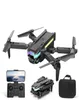 A3ミニインテリジェントUAV 4K HDデュアルカメラ24G 4CH折りたたみ可能なRCヘリコプターFPV WiFi PographyQuadcopter Gift for Adult障害物A3340899