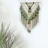 Tapissries Nordic Bohemian Handwoven Cotton Rep Tassel Tapestry Wall Decoration Macrame Hanging Art