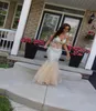 2022 Major Beading Sexy Long Prom Dresses Sleeveless Mermaid Crystal Evening Vintage Fishtail Cocktail Party Dress Custom Made7210467