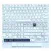 Accessoires minimalistes noirs blancs keycaps pbt colorant sublimation keycap japonais anglais profil de cerise 144 touches pour le clavier de commutateur mx iso en