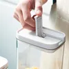 Bouteilles de rangement en plastique transparent scellé de cuisine céréale