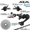 Shimano SLX M7000 2x11 Speed Groupset comprend M7000 Shifters Front Derilleur M5120 arrière dérailleur M5100 Cassette 42T et chaîne