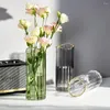 Vasi moderni moderni moderni trasparente decorativo floreale decorativo in vaso da soggio