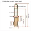 1/2 "空気圧ツールエアインパクトレンチアンビルドライバースピンドル軸ハンマーブロック修理パーツ1PC